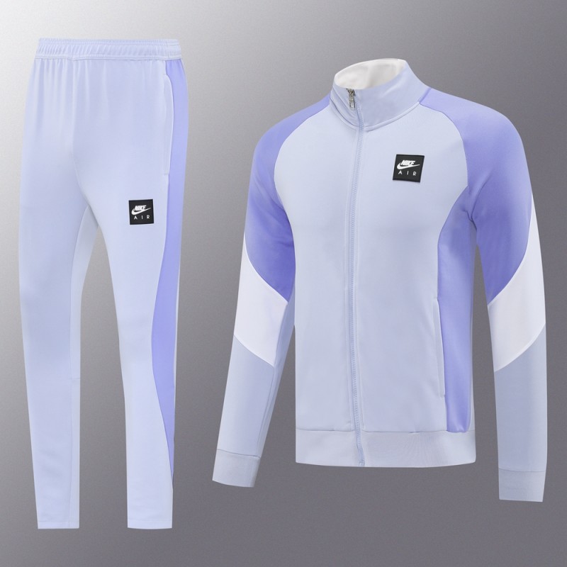 2025 NIKE Purple Full Zipper Jacket + Long Pants