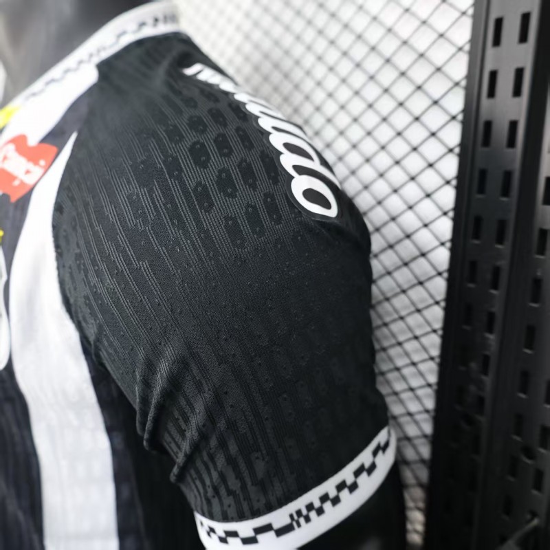 Player Version 25/26 Santos Away Jersey With Full Sponsors