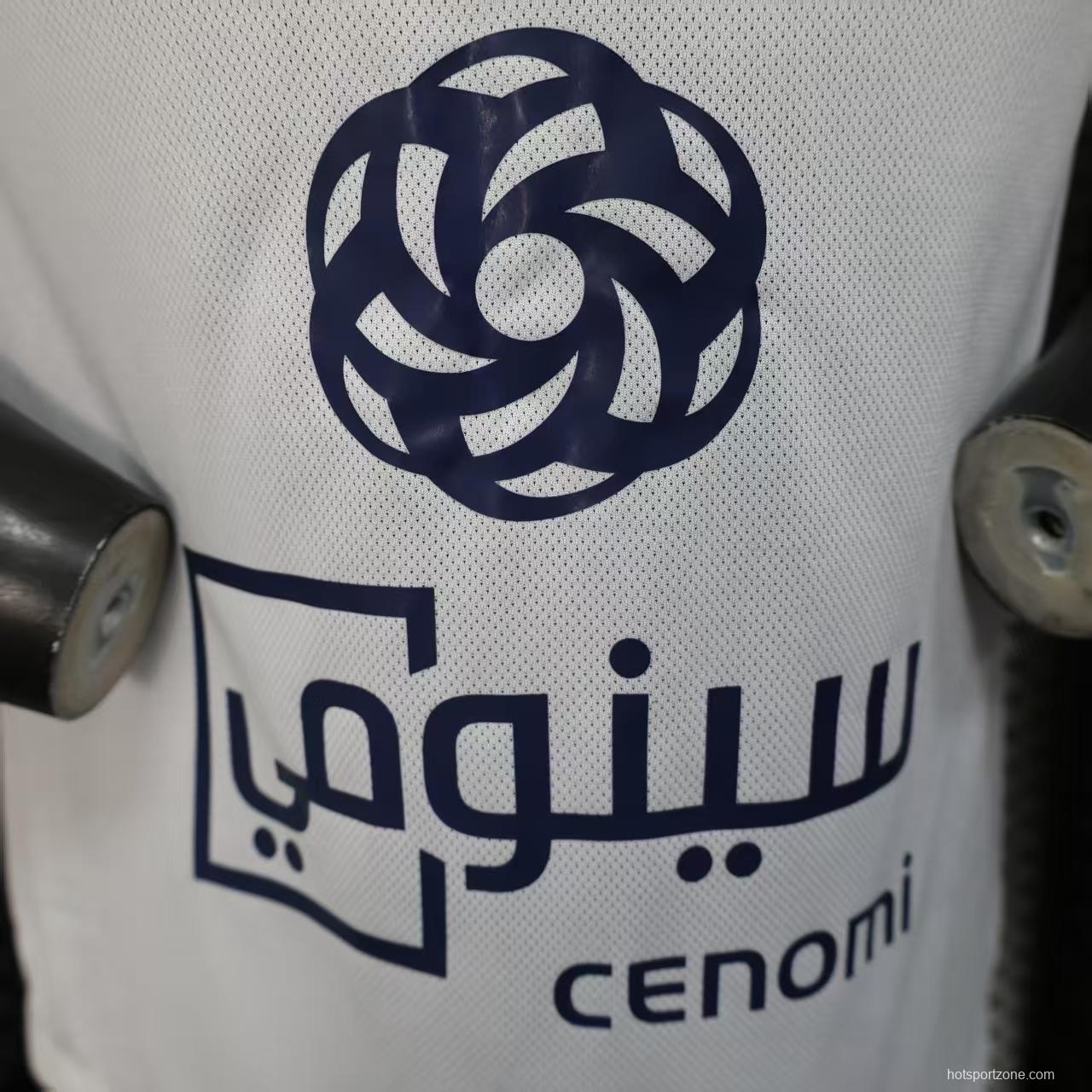 Player Version 25/26 Al-Ahli Home White Jersey