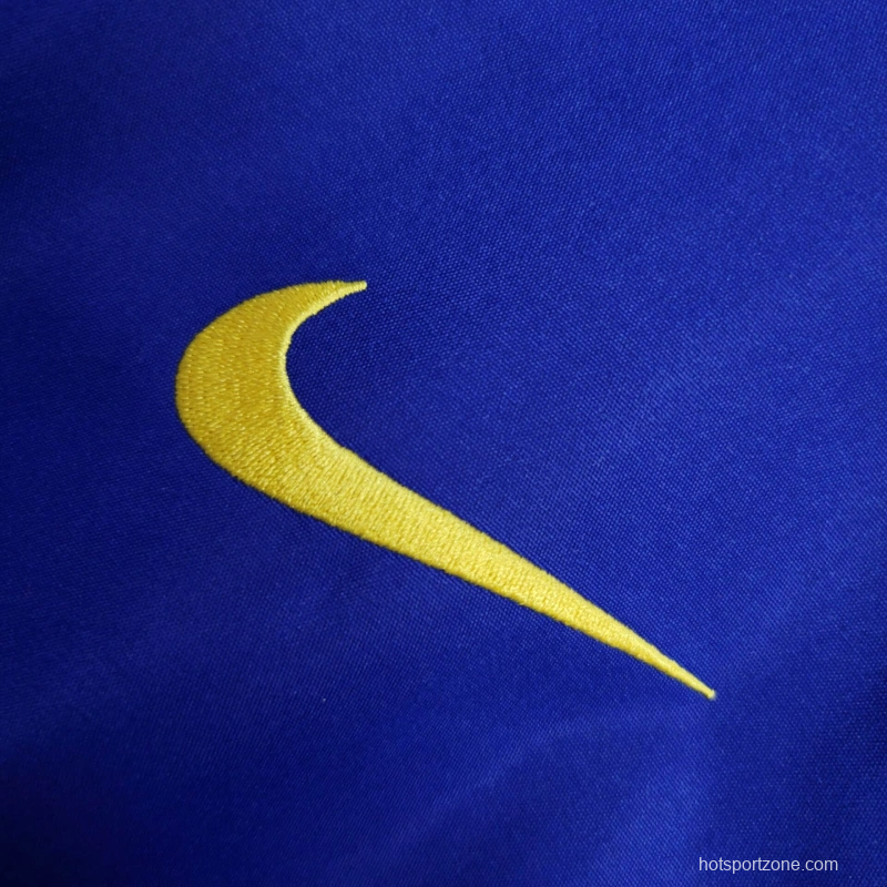 25/26 Barcelona Jacket Blue Windbreaker