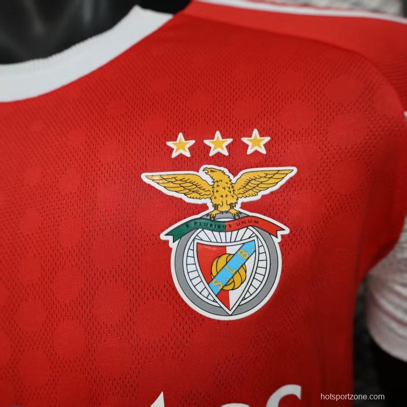 Player Version 25/26 Benfica Home Jersey