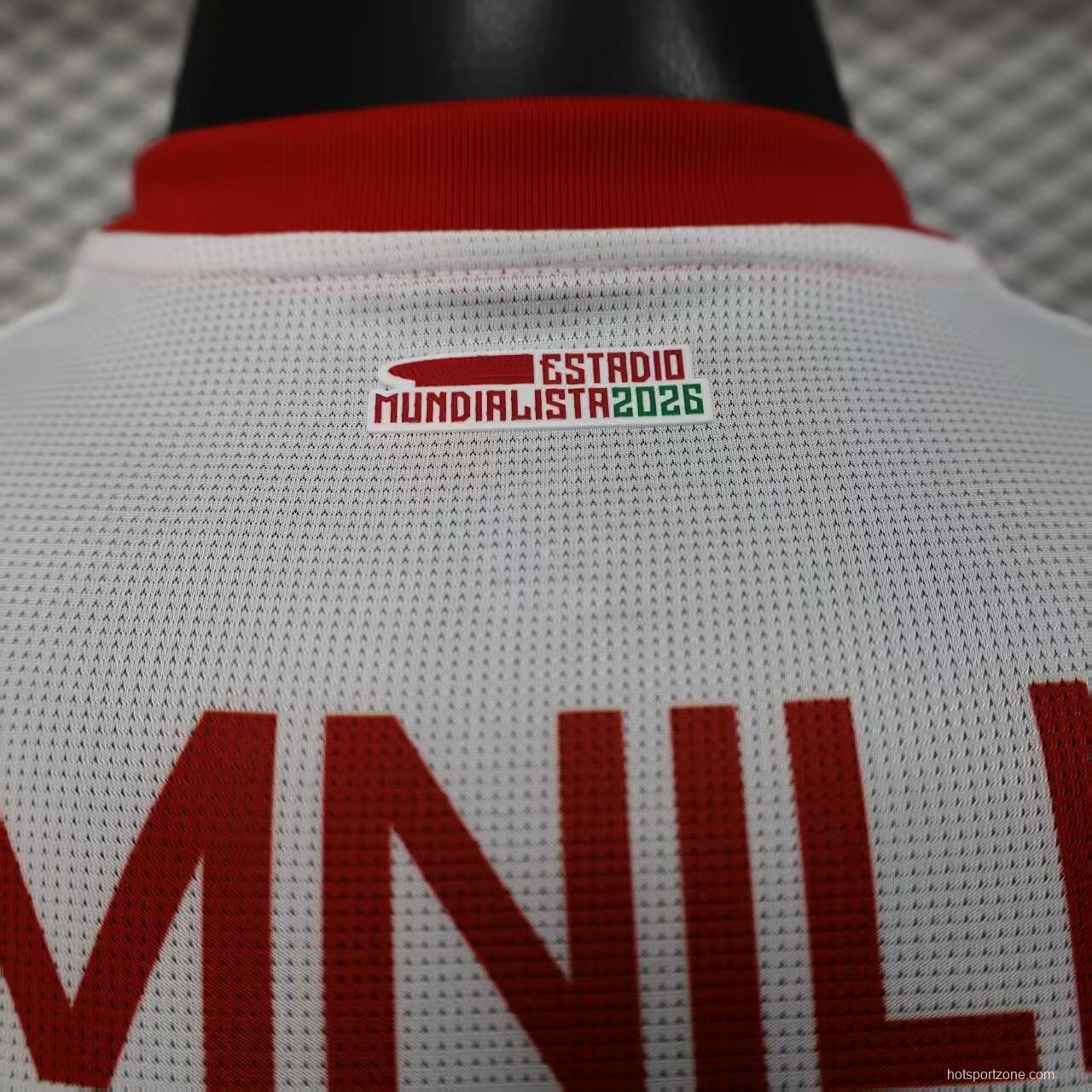 Player Version 25/26 Chivas Guadalajara Home Jersey