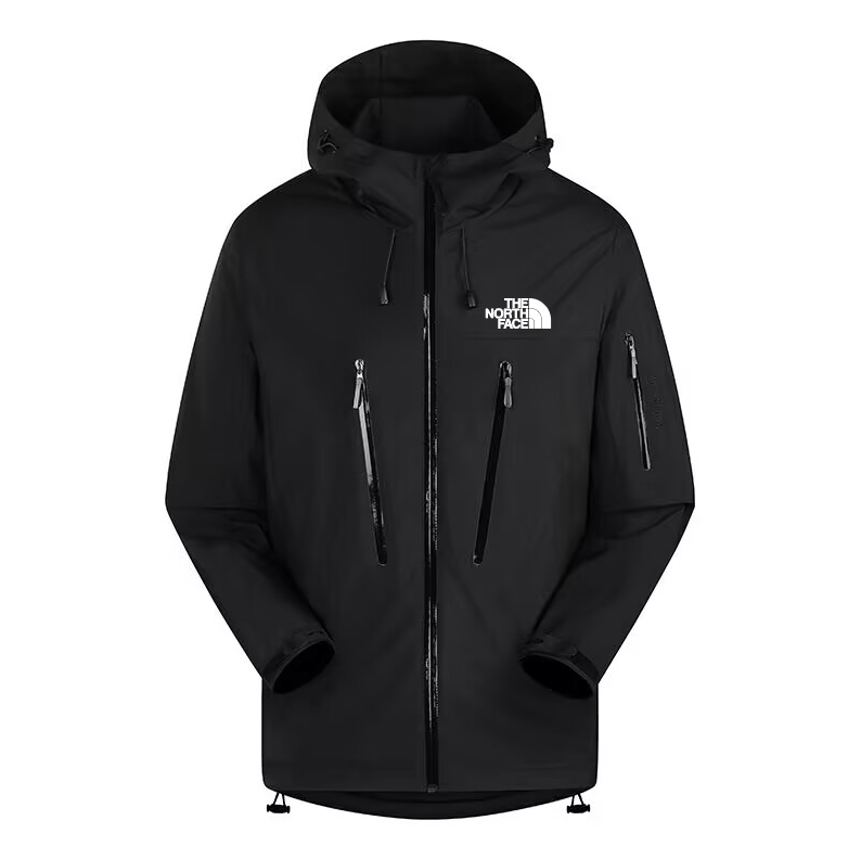 2025 The North Face Light Blue Long Waterproof Jacket