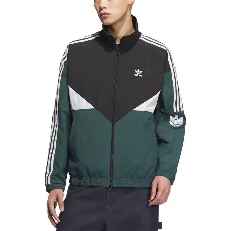 2025 Adidas Black/White Windbreaker