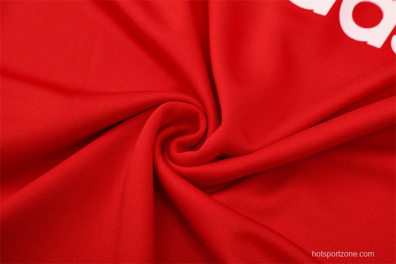 Retro 04/05 AC Milan Red Half Zipper Jacket