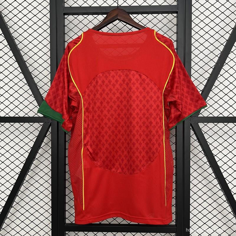 2004 Retro Portugal Home Jersey