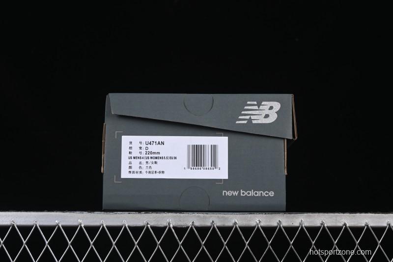 New Balance 471 Series Fabric and Leather Lifestyle Casual Shoes - U471AN