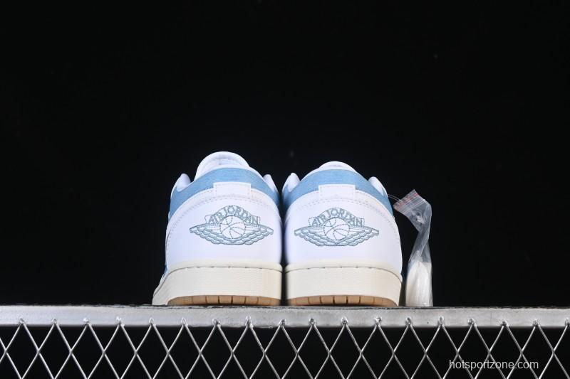 Nike Air Jordan 1 Low Denim Retro Basketball Shoes - HQ2004-400