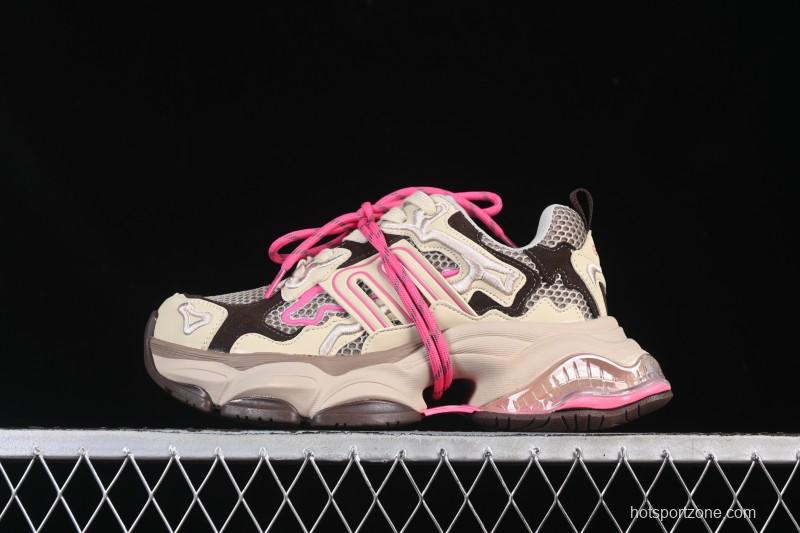 Adidas GG-CC Star Same Style Lace-up Hollow Crystal Sole Chunky Sneakers - G25X3232B