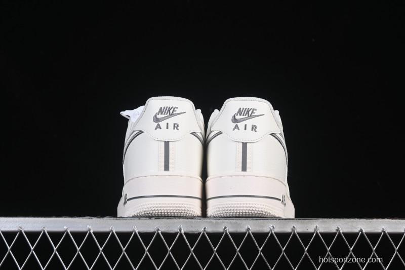 Nike Air Force 1 '07 Low Casual Sneakers with Full-Length Air Cushion - IB7677-101
