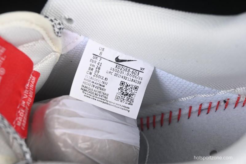 Nike Air Force 1 '07 Low Dior Collaboration White Blue Gray Hook Casual Sneakers - XD2588-603