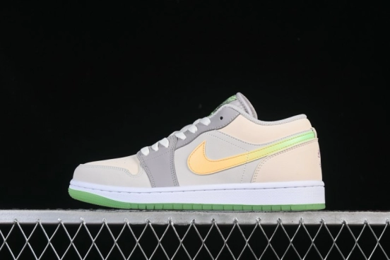 Nike Air Jordan 1 Low Tokyo Bio Hack Casual Sneakers - HQ2030-001