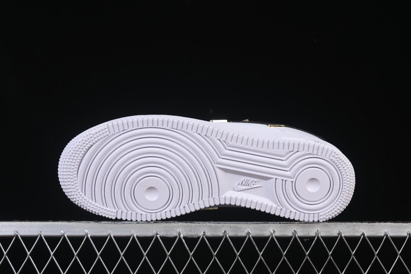 Nike Air Force 1'07 Low Four Hook Black White Casual Sneakers - ZH0316-113