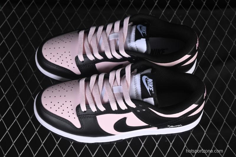 Nike SB Dunk Low Black Pink Valentine's Day Low-Top Casual Skate Shoes - DD1391-100