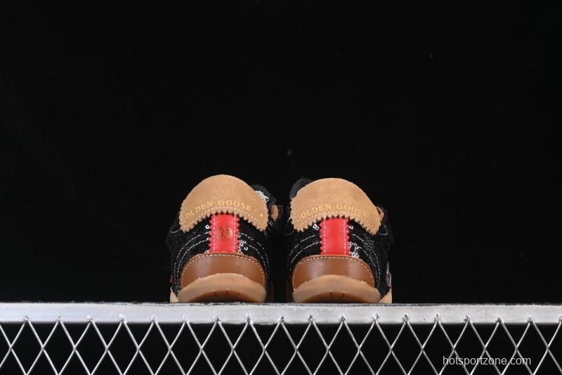 Golden Goose True Star Distressed Leather Sneakers - GGDB