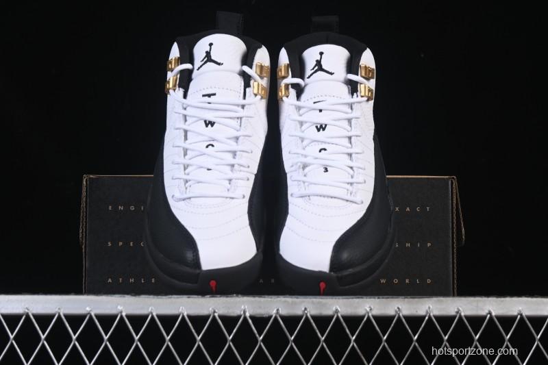 Nike Air Jordan 12 Retro Taxi Gold Buckle - 153265-117