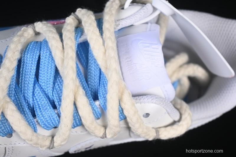 Nike Air Force 1'07 Low Libra Hand-Painted Zodiac Series Low-Top Casual Sneakers - 9231023