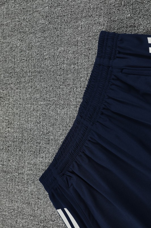 25/26 Real Madrid Navy Short Sleeve Jersey+Shorts