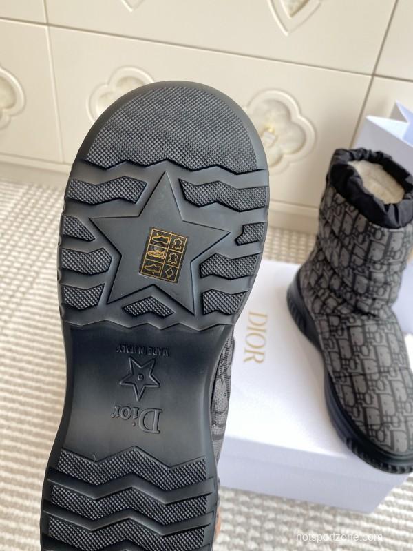 Dior Frost Ankle Boots Wool Platform Snow Boots - KFY00300