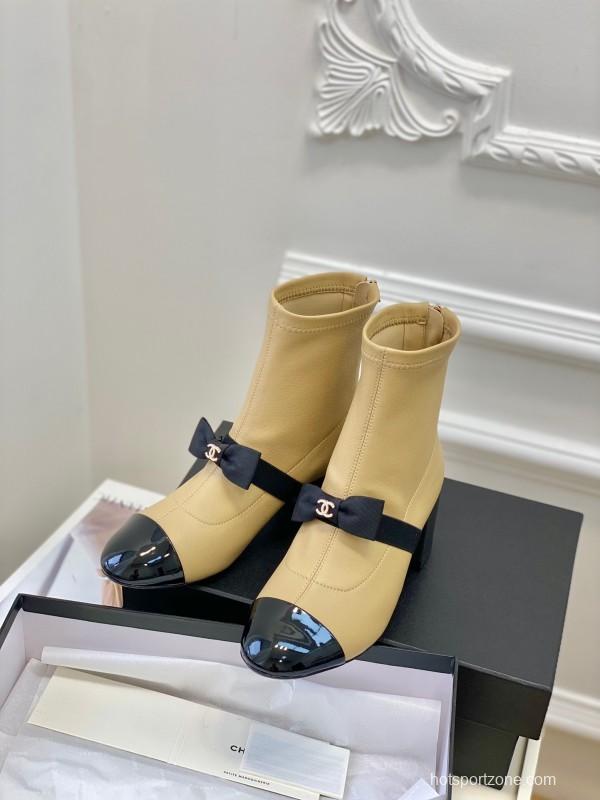 Chanel 2025/SS Bow Mary Jane Ankle Boots - LY00320