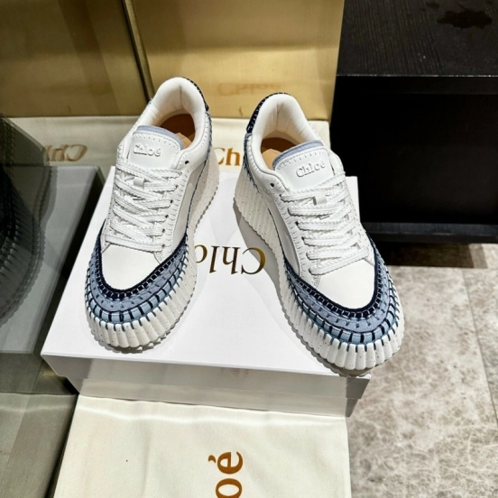 Chloe Hand-Stitched Mark Line Casual Shoes - LY00350