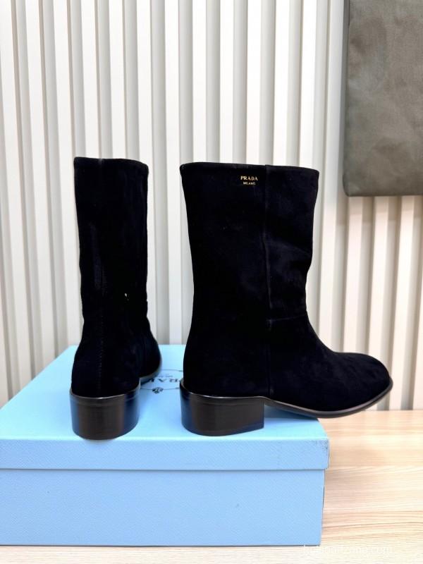 Prada 2025 SS Mid Boots - LY0370