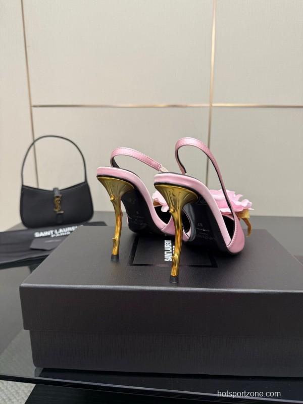 Saint Laurent 25FW Spring Collection Rose Thorn High Heels - KFY00320