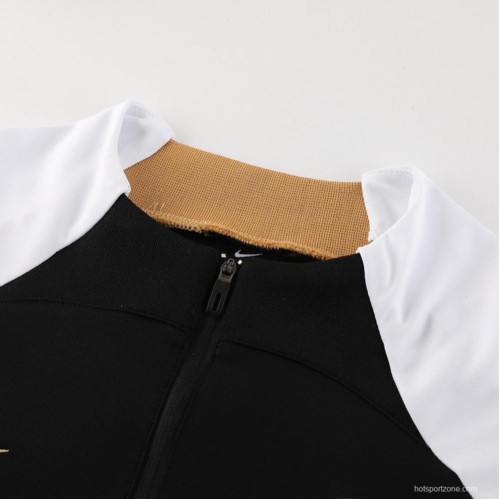 25/26 Chelsea Black Half Zipper Jacket+Long Pants