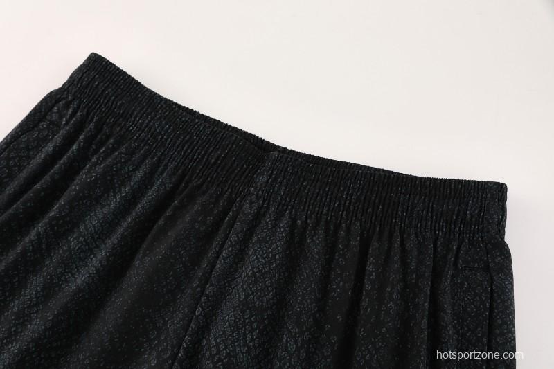 25/26 Barcelona Black S-3XL Half Zipper Jacket+Long Pants