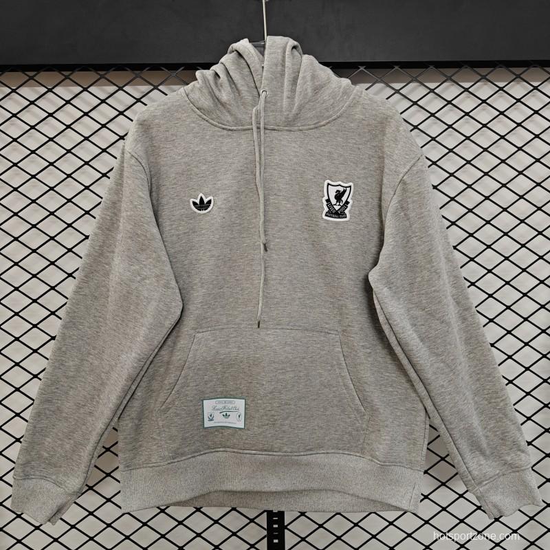 25/26 Liverpool Embroidered LogoHoodie 7 Colors