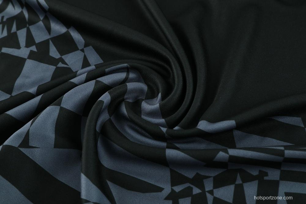 23/24 Newcastle Black S-2XL Half Zipper Jacket+Long Pants