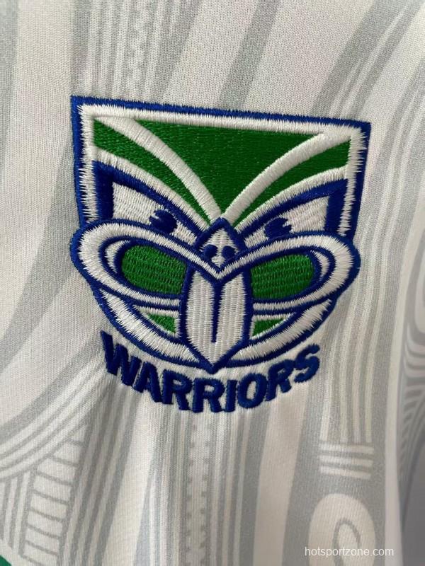 25/26 New Zealand Warriors White with Māori Heritage Jersey
