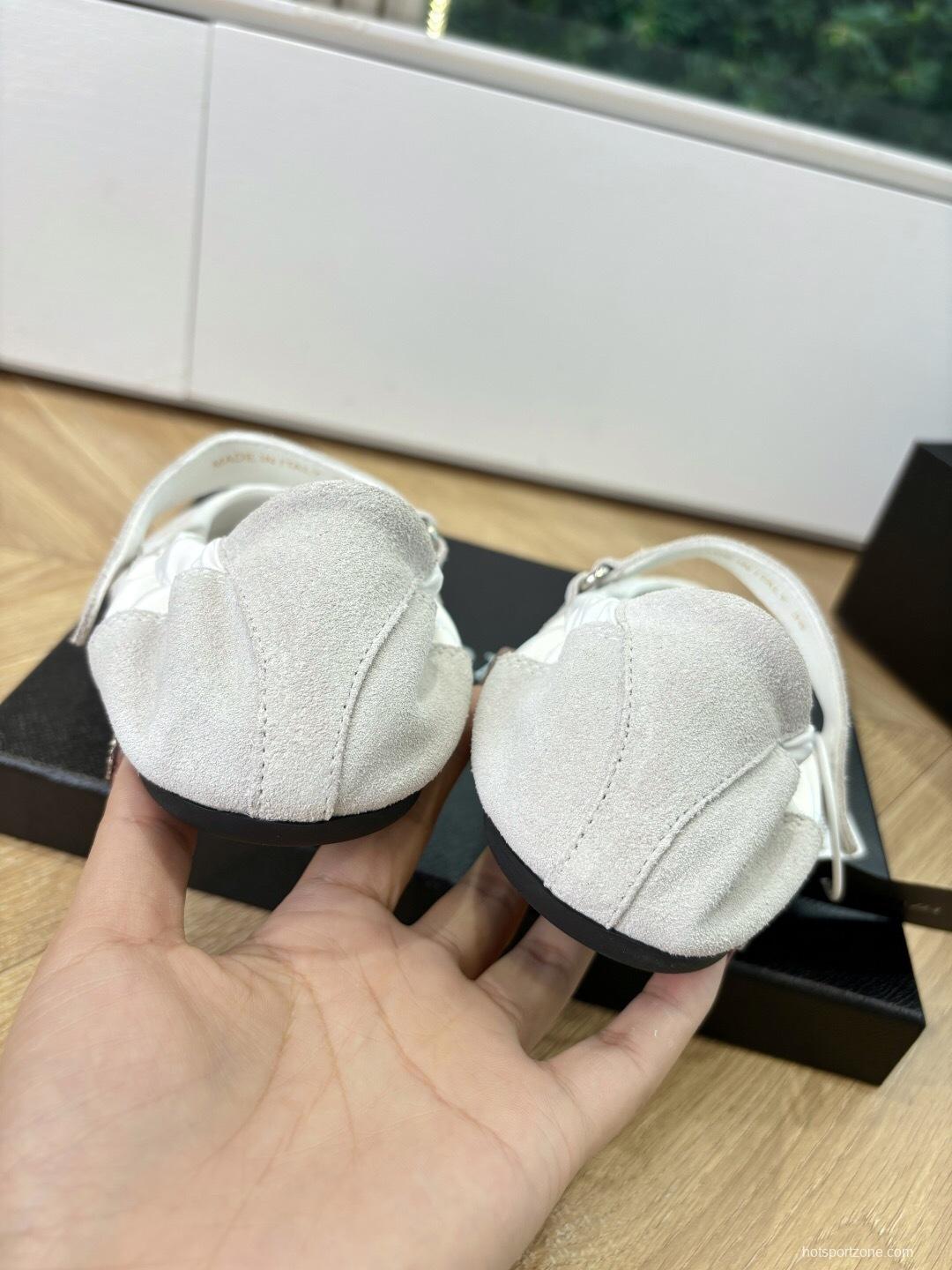 Prada Metal Toe Thin Sole Training Shoes Casual Sneakers - LY00260