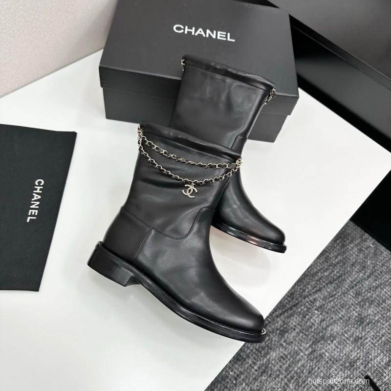 Chanel 2025 SS Short Boots Essential Fall Winter Item - LY00420
