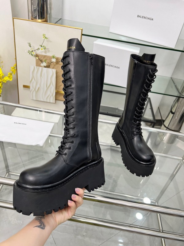 Balenciaga 2025/SS Thick Sole Ankle Boots Heavy Craftsmanship - LY00440