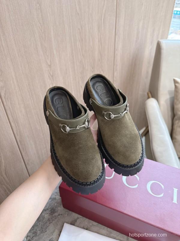 Gucci Women's Mule Shoes with Horsebit Detail - LY00300