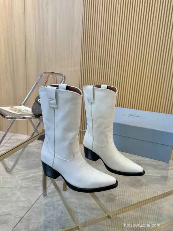 Prada Classic Pointed Toe Boots - LY00370/LY00440