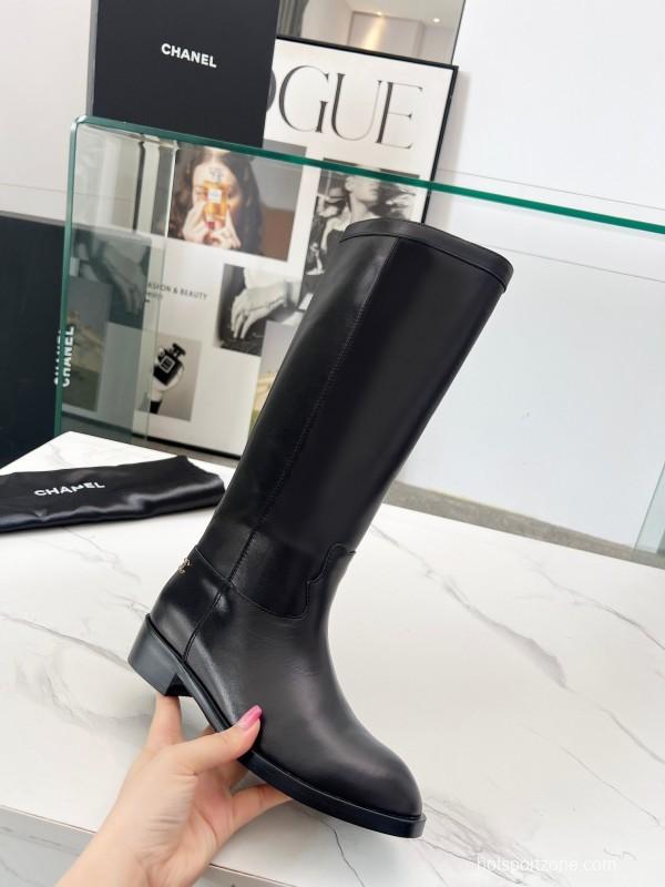 Adidas 2025 SS Western Suede Patchwork Slip-On Riding Boots - LY00400