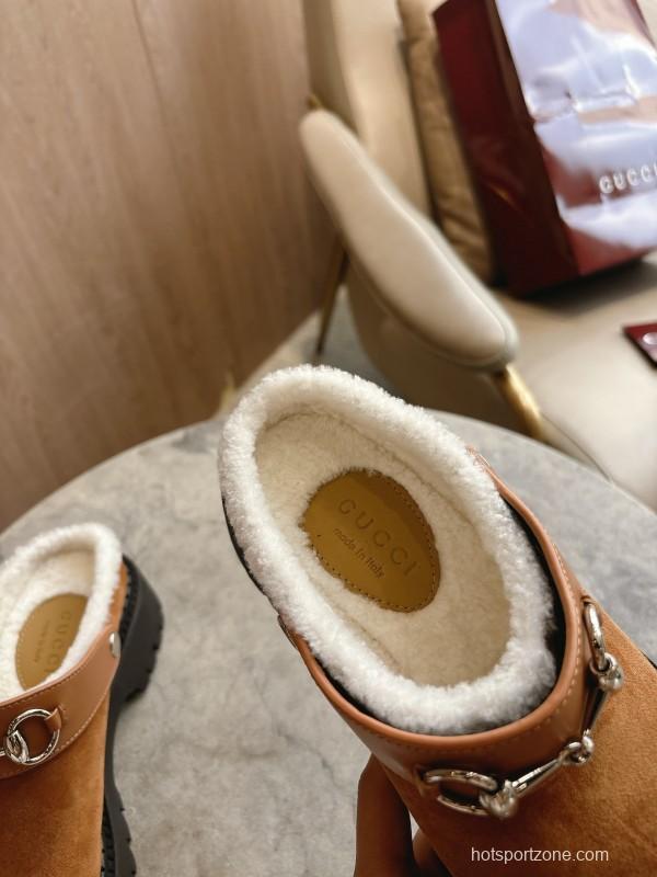 Gucci 2025 SS Mule Shoes with Horsebit Detail - LY00320