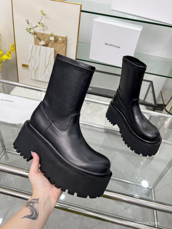 Balenciaga 2025/SS Autumn Winter Platform Ankle Boots Heavy Craftsmanship - LY00350
