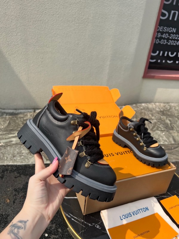 Louis Vuitton REMIX Lace-Up Derby Hiking Shoes - LY00340