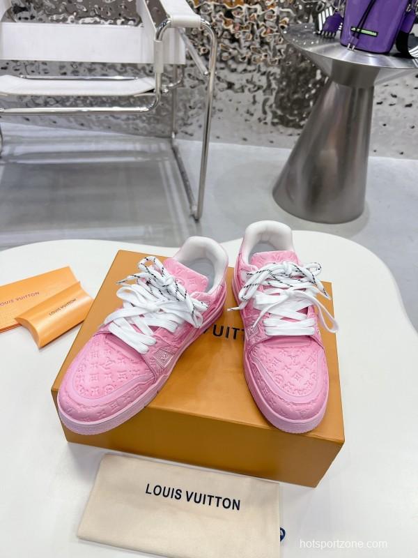 Louis Vuitton LV Trainer Basketball Series Washed Sneakers - LY00430