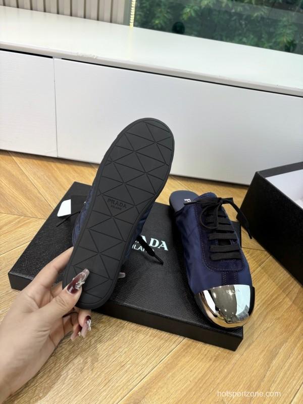 Prada 2025/SS Metal Toe Thin Sole Training Shoes Casual Shoes - LY00270