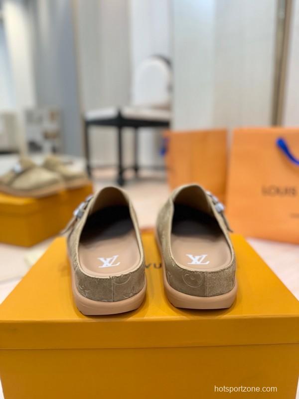 Louis Vuitton LV Monogram Sandals Spring Summer 2025 Collection Couple Sliders - KFY00291