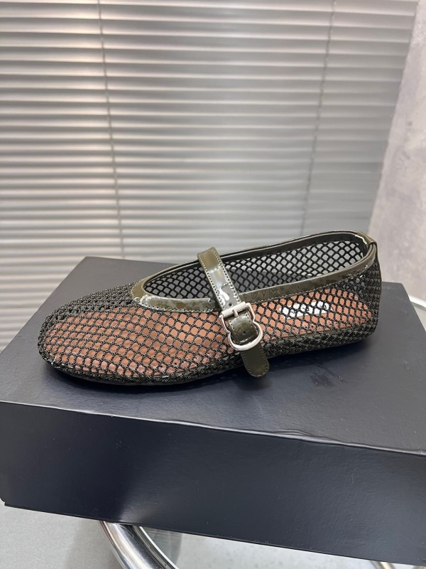 ALAIA 2025/SS New Color Mesh Flat Sandals Slippers - KFY00270