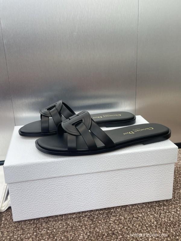 Dior D-Club Jelly Color Hollow Layered Cross-Strap Women Sandals - KFY00280