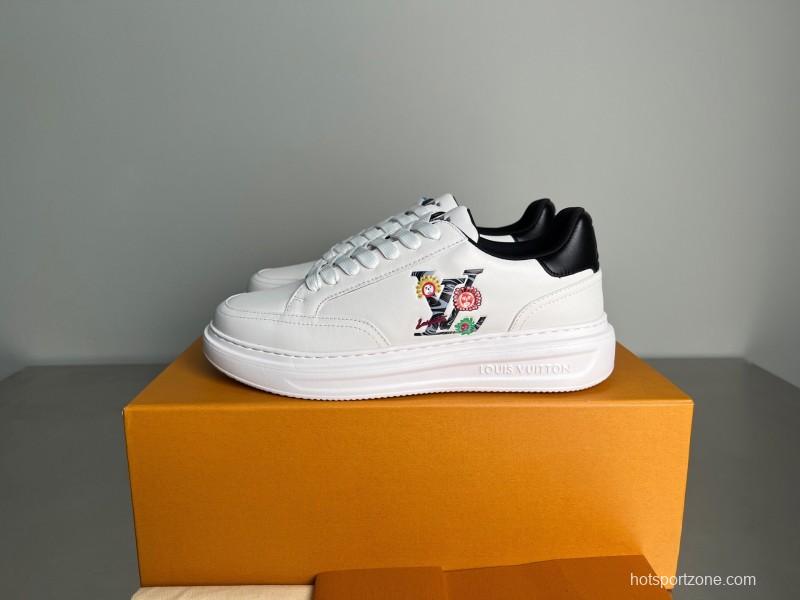 Lv Beverly Hills Low Top Fashion Sneakers Unisex Couple - YC