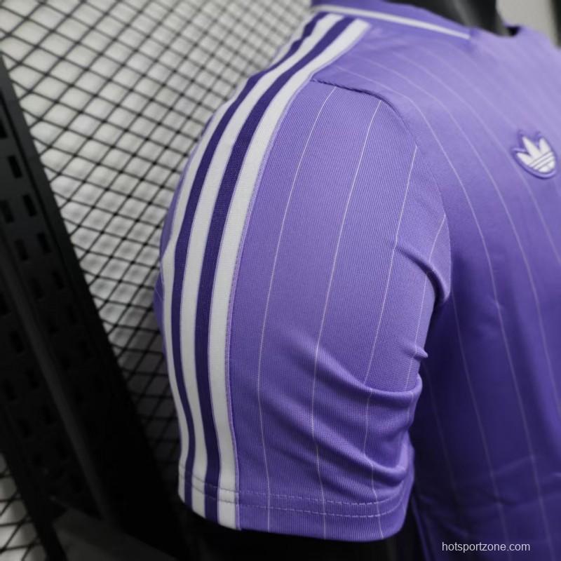 Player Version 25/26 Real Madrid Purple Adidas Original Jersey