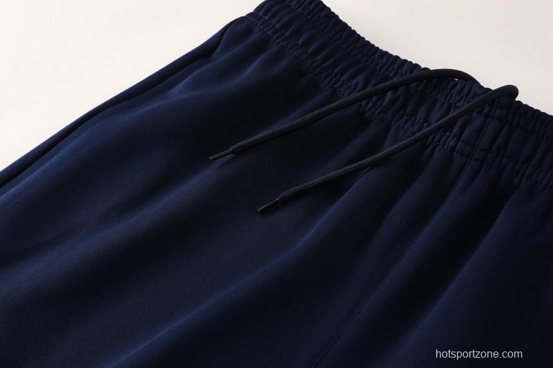 25/26 SSC Napoli Navy Blue  Full zipper Jacket Tracksuit+ long pants