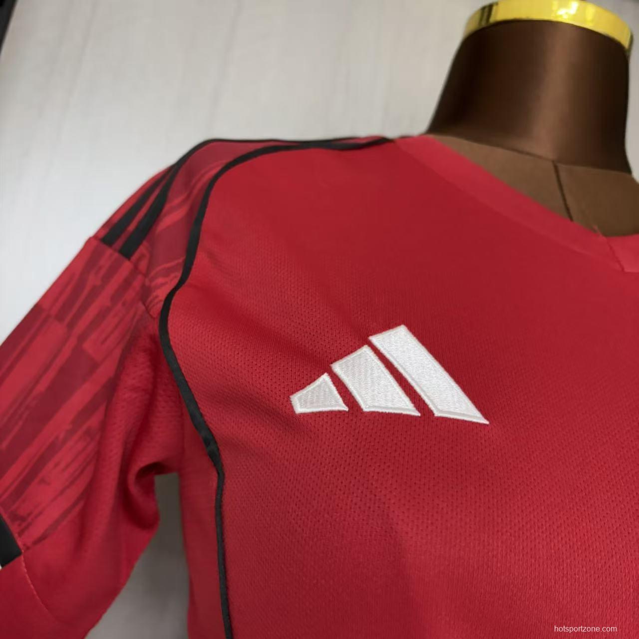 25/26 Women Manchester United Home Jersey